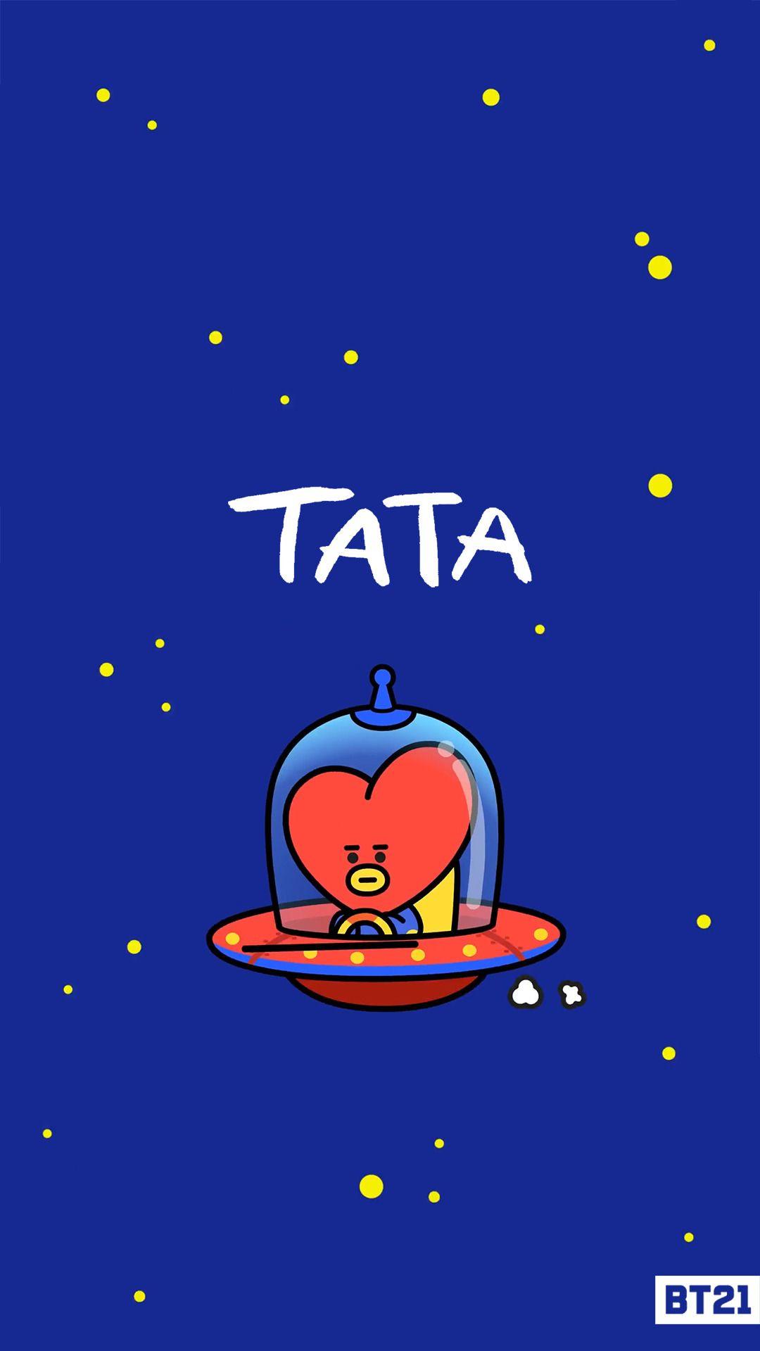 Bt21 Tata Wallpapers Top Free Bt21 Tata Backgrounds Wallpaperaccess