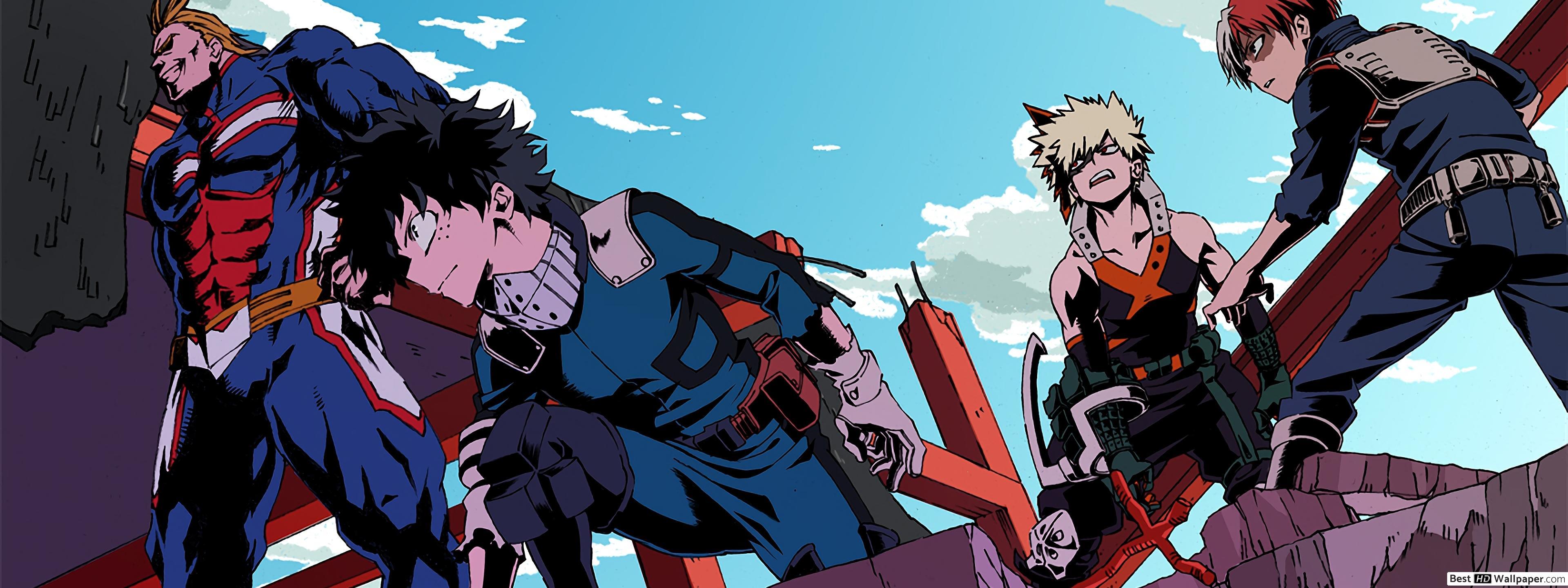 Featured image of post Wallpaper 3840X1080 My Hero Academia Dual Monitor Wallpaper Images captured from the steps near adler planetarium