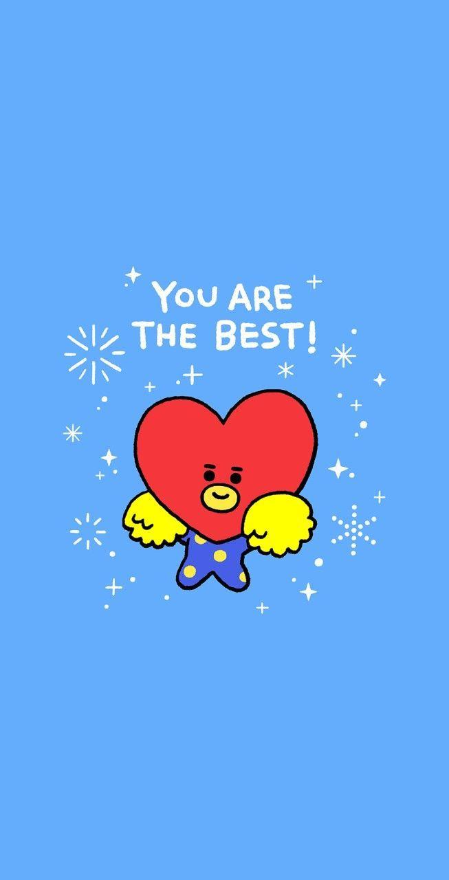 Bt21 Tata Wallpapers Top Free Bt21 Tata Backgrounds Wallpaperaccess