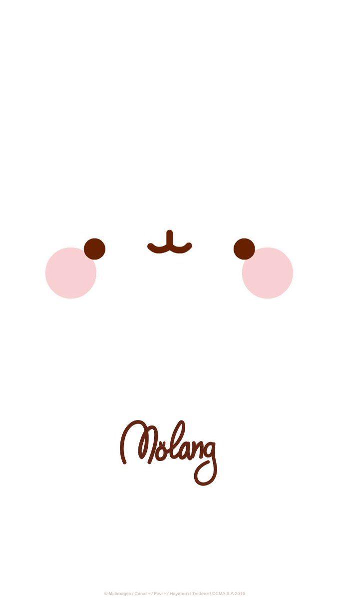 675x1200 Molang to customise your desktop and your phone with our official #Molang and #PiuPiu wallpaper? Now you can!