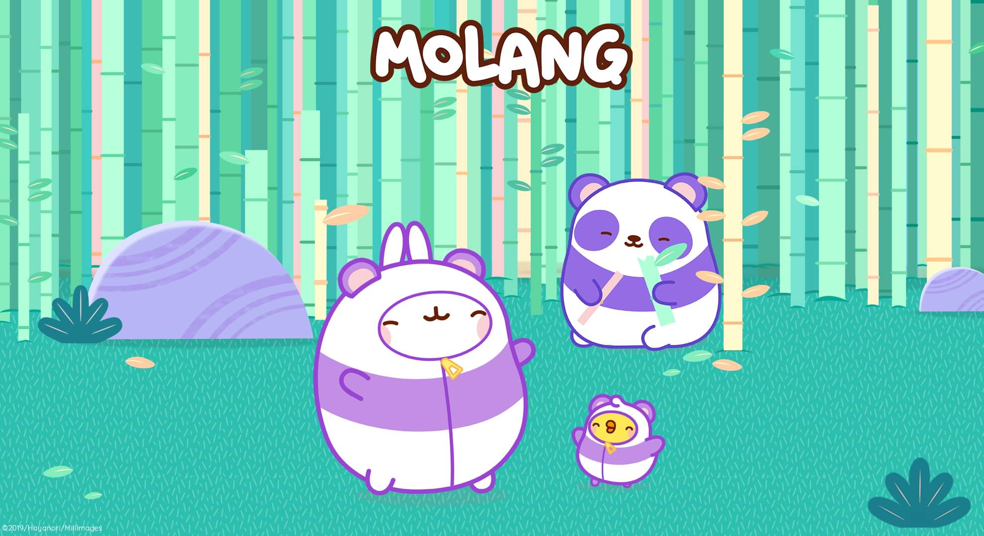 1980x1080 Desktop Molang And Piu Piu HD Wallpaper