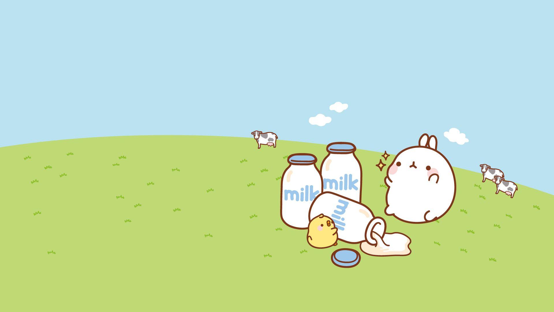 1920x1080 Molang Wallpaper