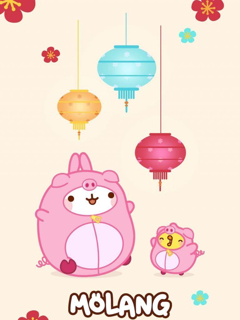 768x1024 Free download Lunar New Year Mobile Wallpaper molang [1080x1920] for your Desktop, Mobile & Tablet. Explore Molang Wallpaper. Molang Wallpaper