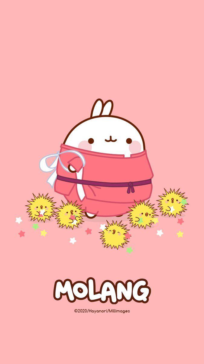 675x1200 Molang Molang family! This week Molang and Piu Piu decided to give tribute to the amazing movie Spirited Away with brand new wallpaper