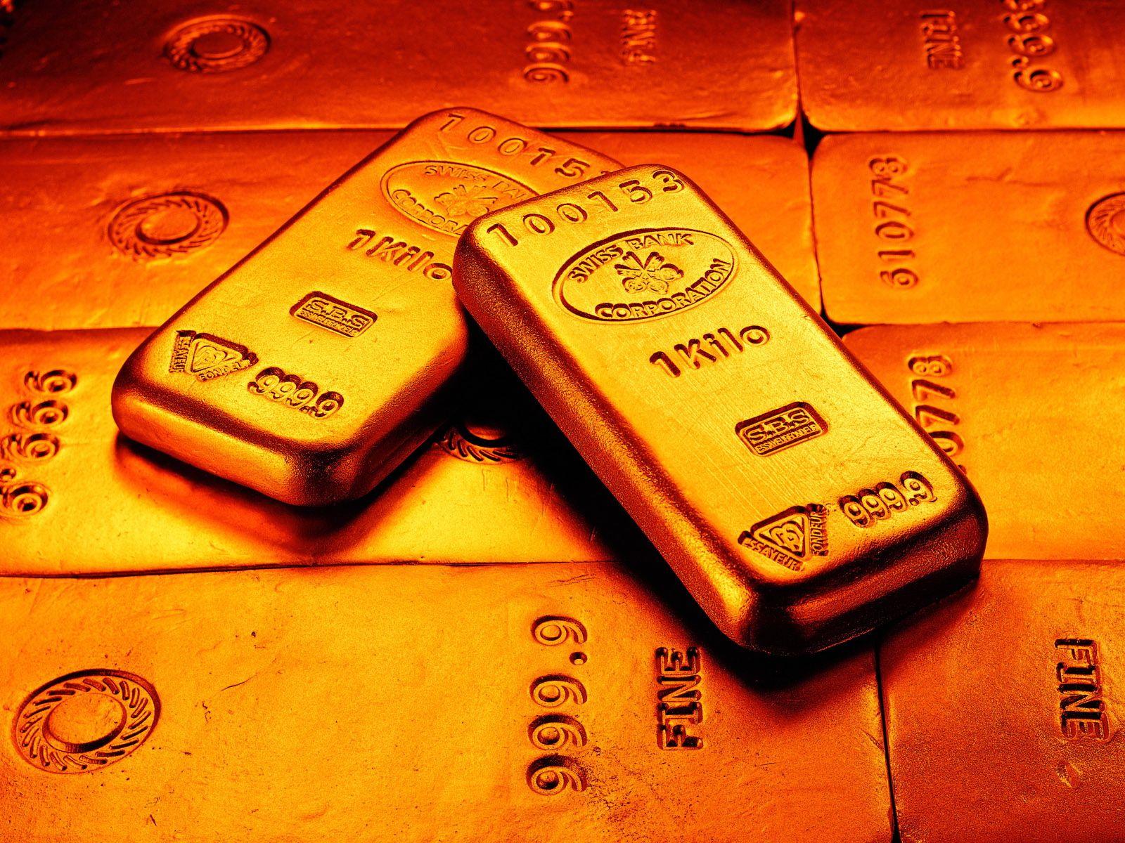 1600x1200 Gold Bars Wallpaper