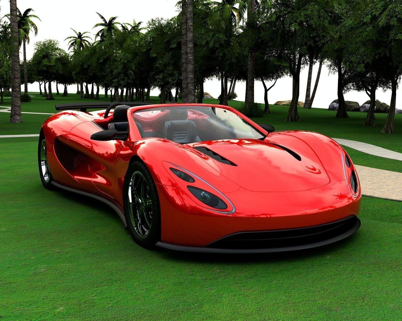 1280x1024 Sports Cars Wallpaper Unusual Attractions. Aggressive designs