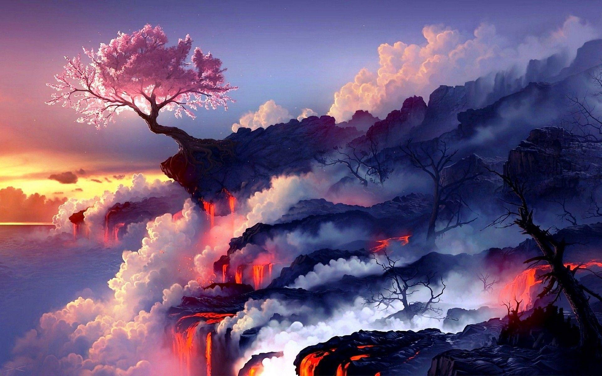 1920x1200 Anime Cherry Blossom Wallpaper 4 - Nhận hình nền HD miễn phí