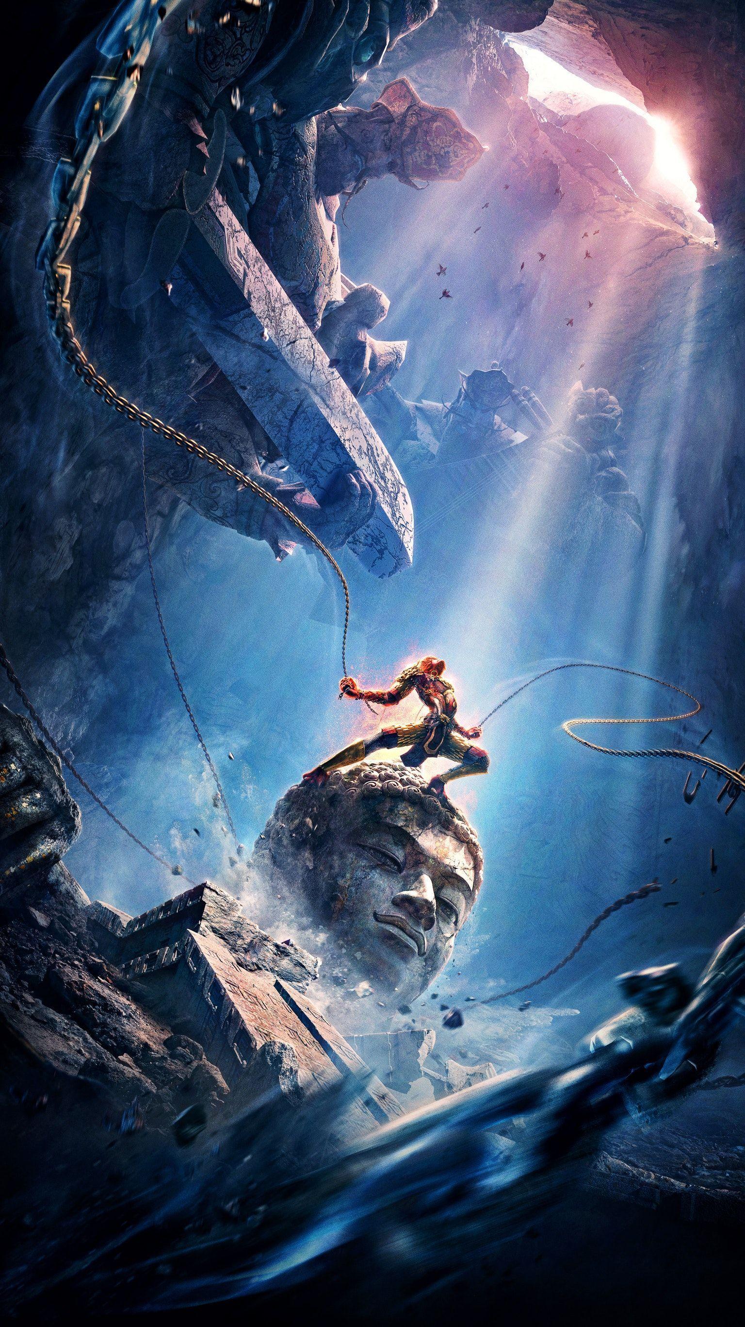 1536x2733 Monkey King: Hero Is Back (2015) Phone Wallpaper. Moviemania. Monkey king, Journey to the west, Sun wukong