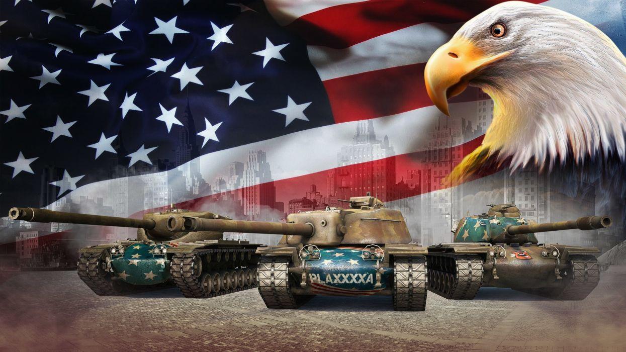 1245x700 World of Tanks Tank Eagles USA Flag Games military wallpaperx1440