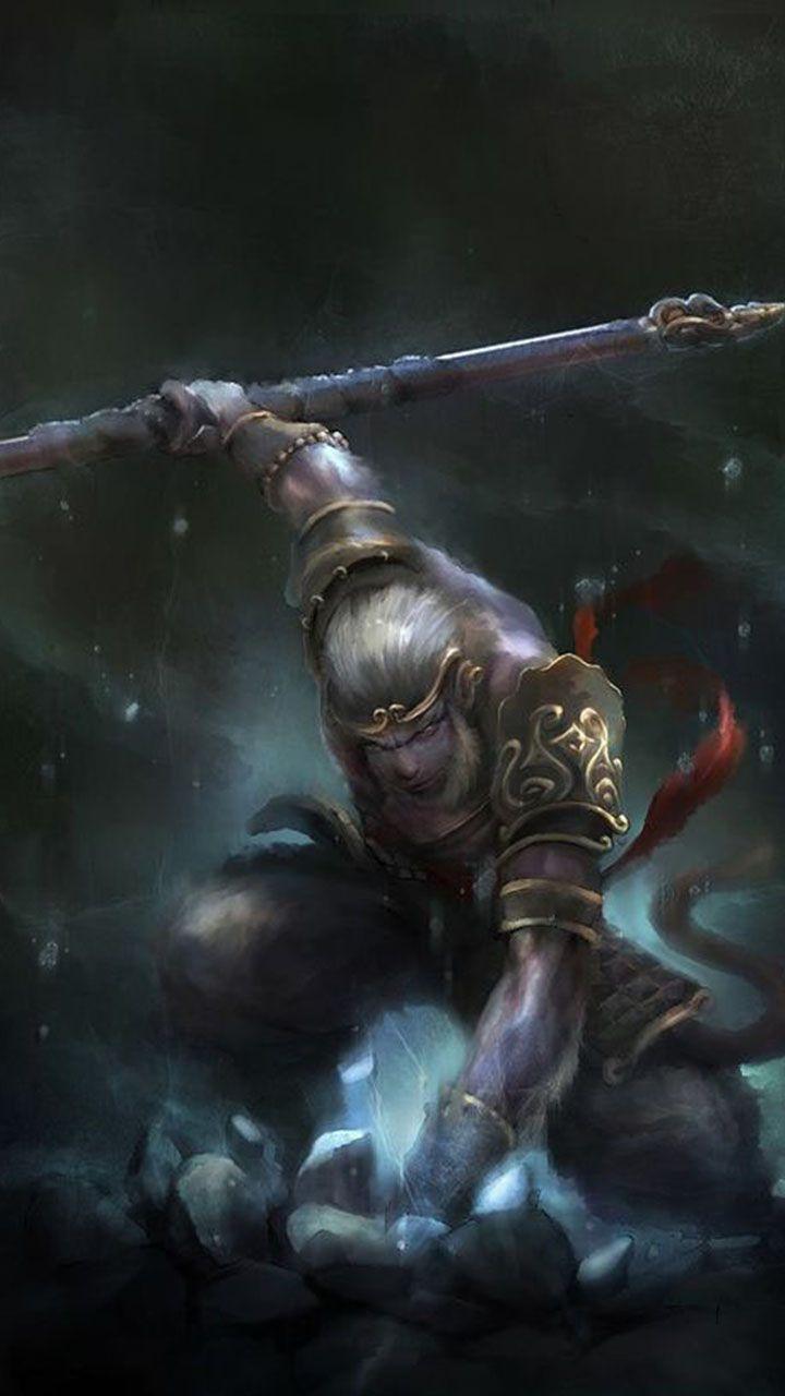 720x1280 Sun Wukong. Karakter fantasi, Mitologi, Makhluk fantasi