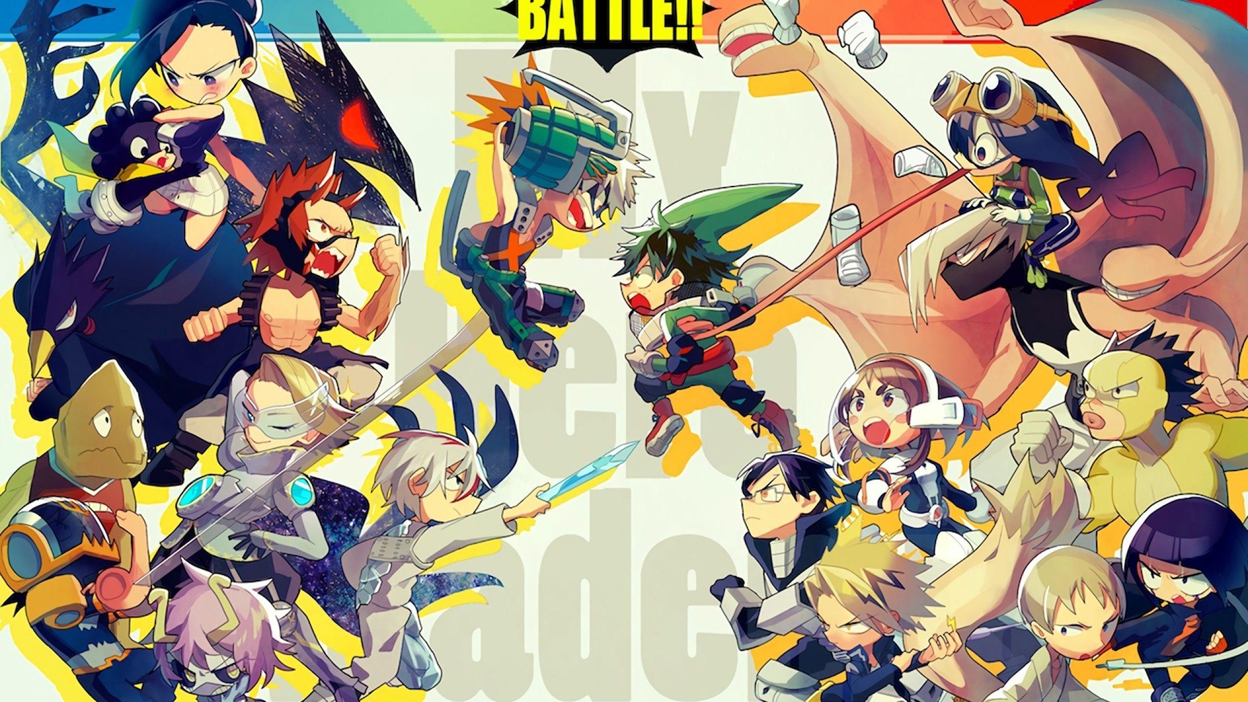 2560x1440 Boku No Hero Wallpaper