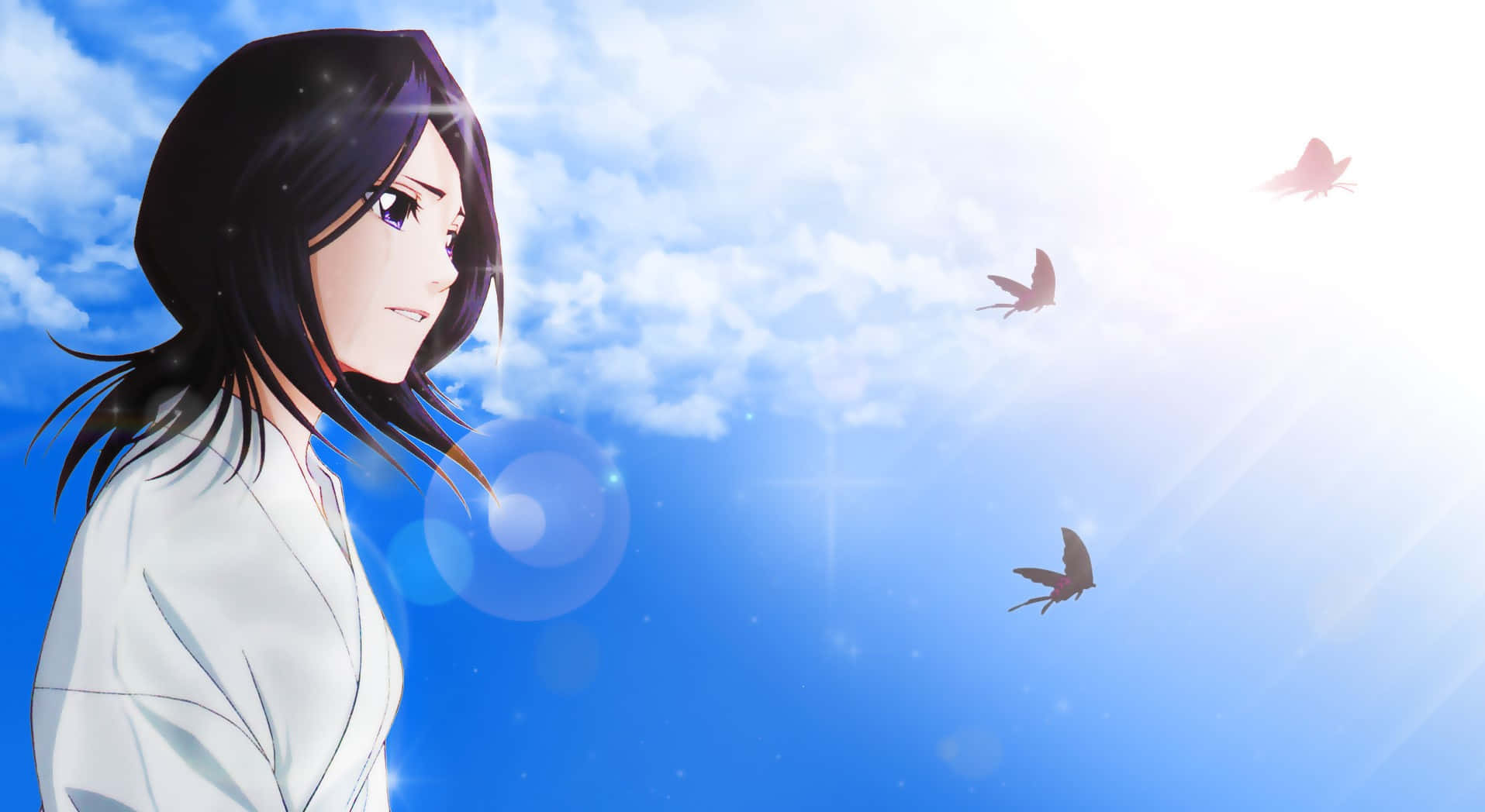 1915x1048 Download Rukia Kuchiki ready to defend Karakura Town Wallpaper