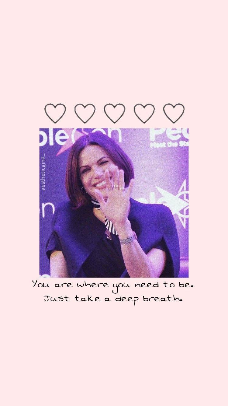 750x1334 Lana Parrilla wallpaper you are where you need to be. Just take a deep breath. Amor da minha vida, Era uma vez, Capa de fundo