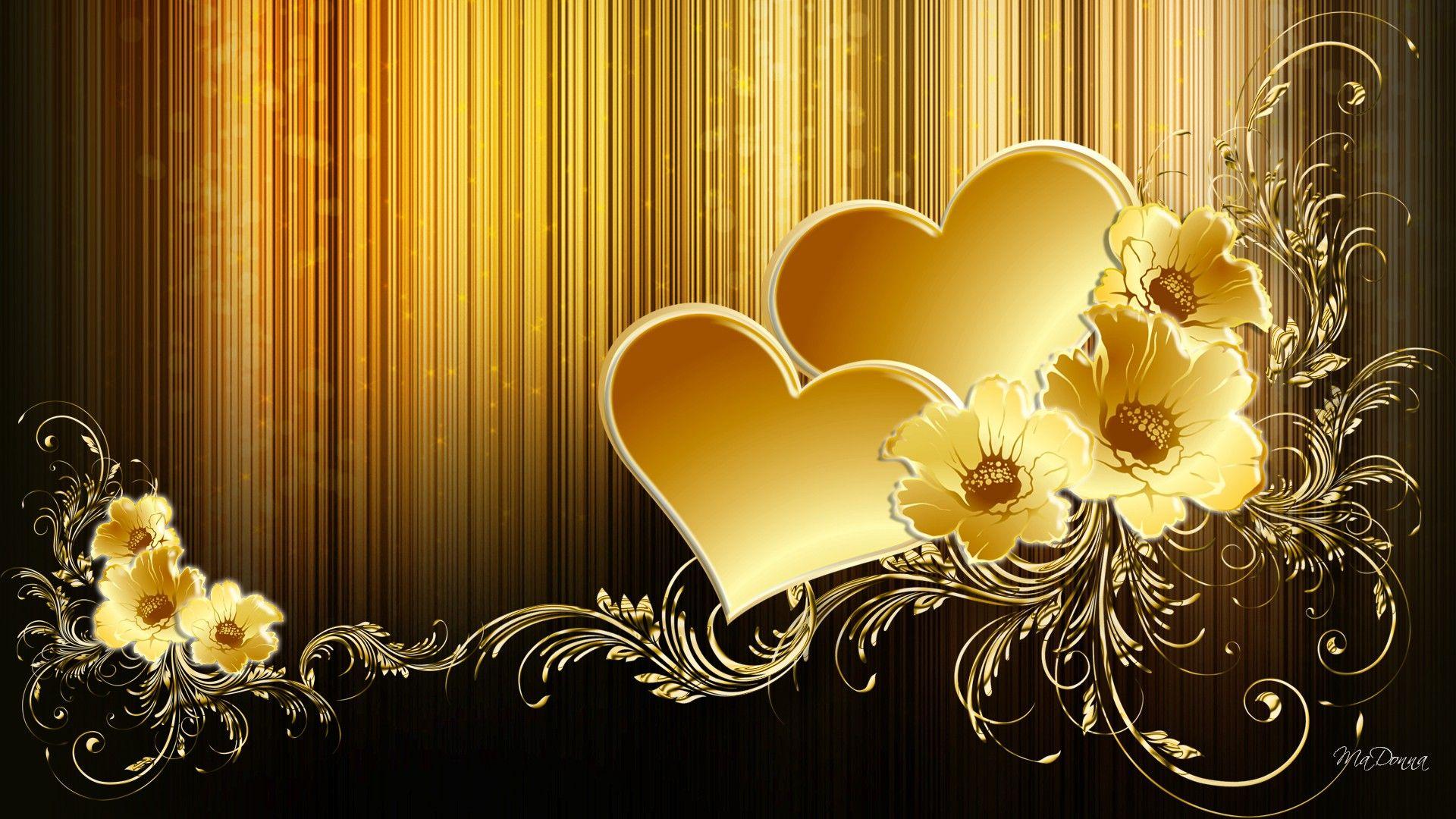 1920x1080 Gold Wallpaper