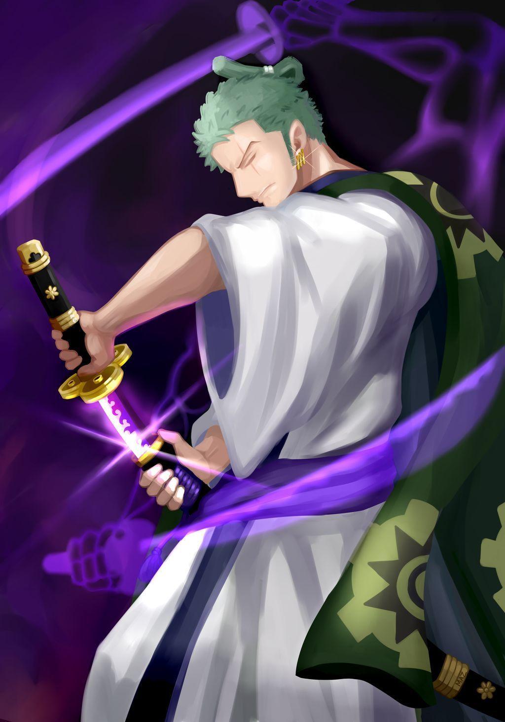 One Piece - Haki imbued Zoro by Luis Figueiredo