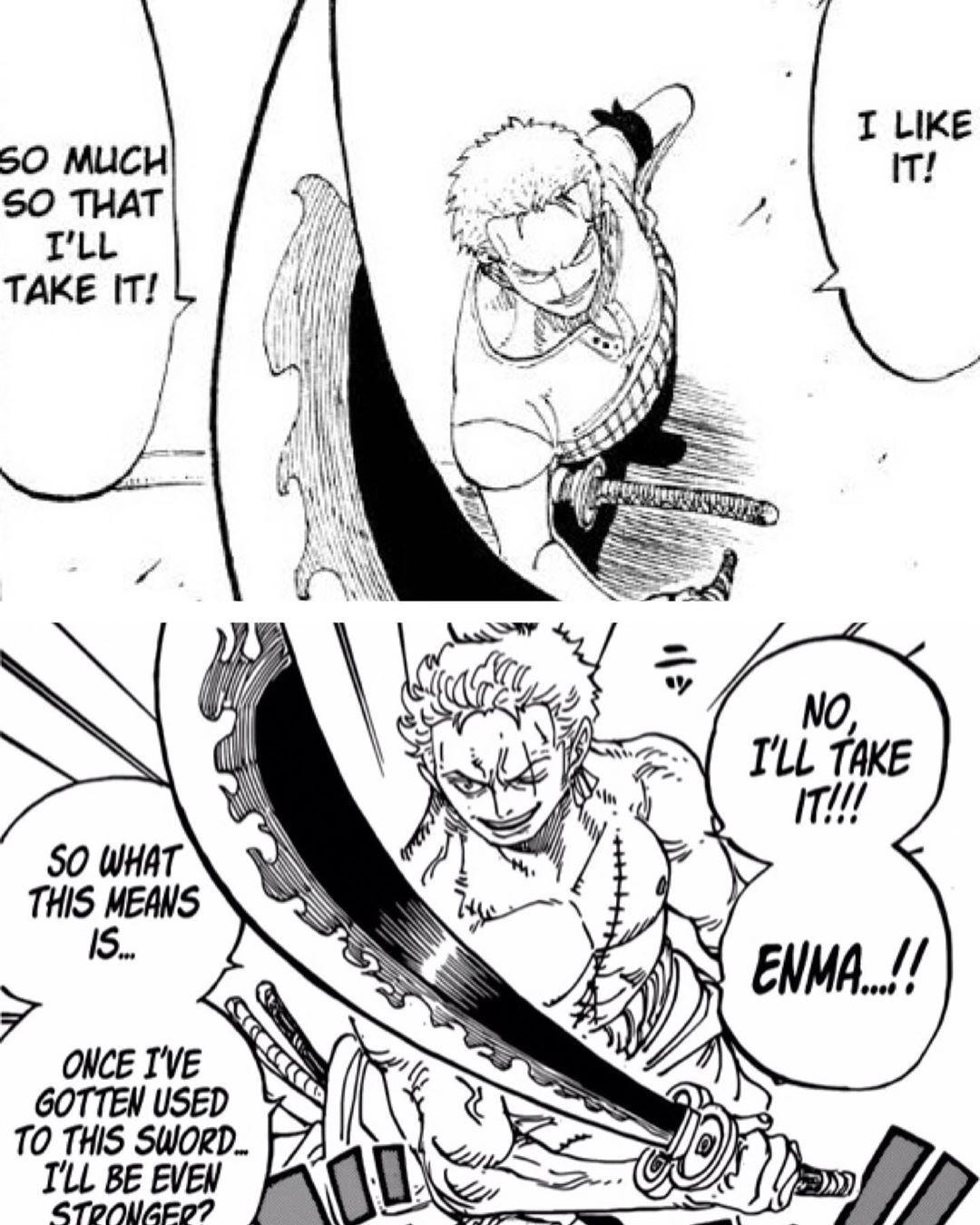 1080x1350 Chapter 97 & 955 #anime#manga#zoro#enma#sandaikitetsu