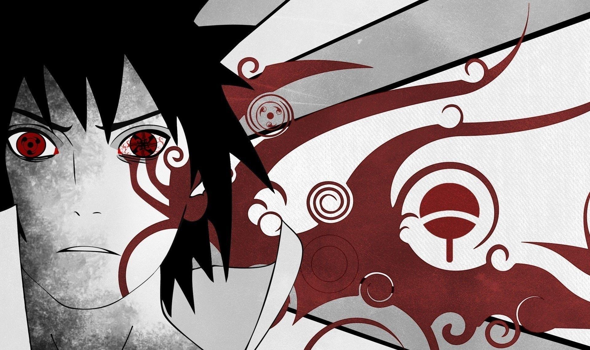 1920x1140 Eternal Mangekyou Sharingan, Sharingan, Uchiha Sasuke, Selective Coloring, Naruto Shippuuden Wallpaper HD / Desktop and Mobile Background