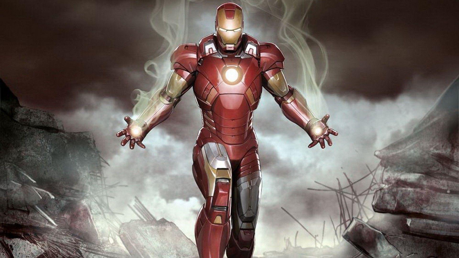 1920x1080 Iron Man Marvel Desktop Wallpaper