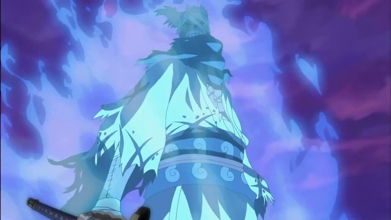 1280x720 Ryuma passes Shusui to Zoro