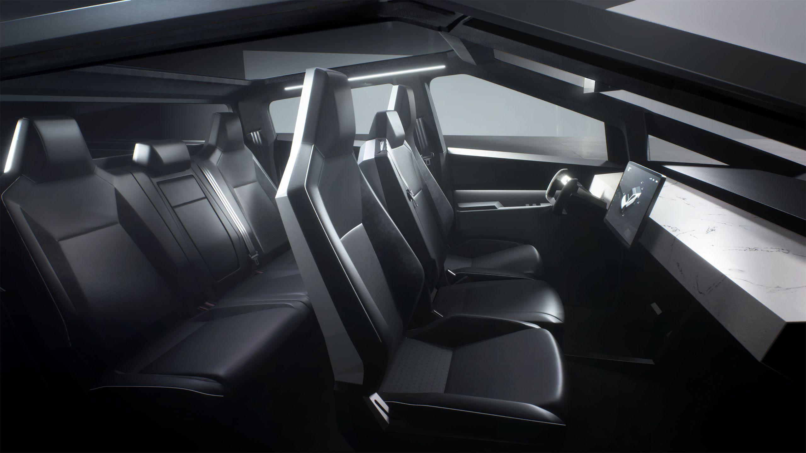 2560x1440 Tesla Cybertruck Prototype 2019 Interior Wallpaper. HD Car Wallpaper