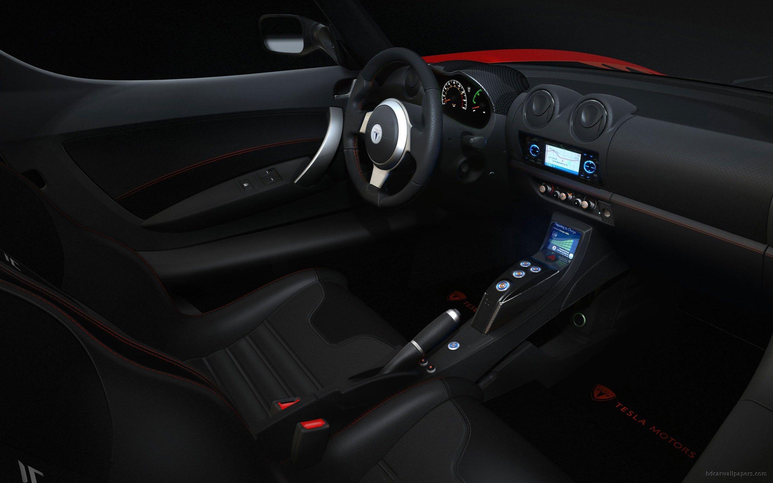 2560x1600 Tesla Roadster Sport Interior Wallpaper. HD Car Wallpaper