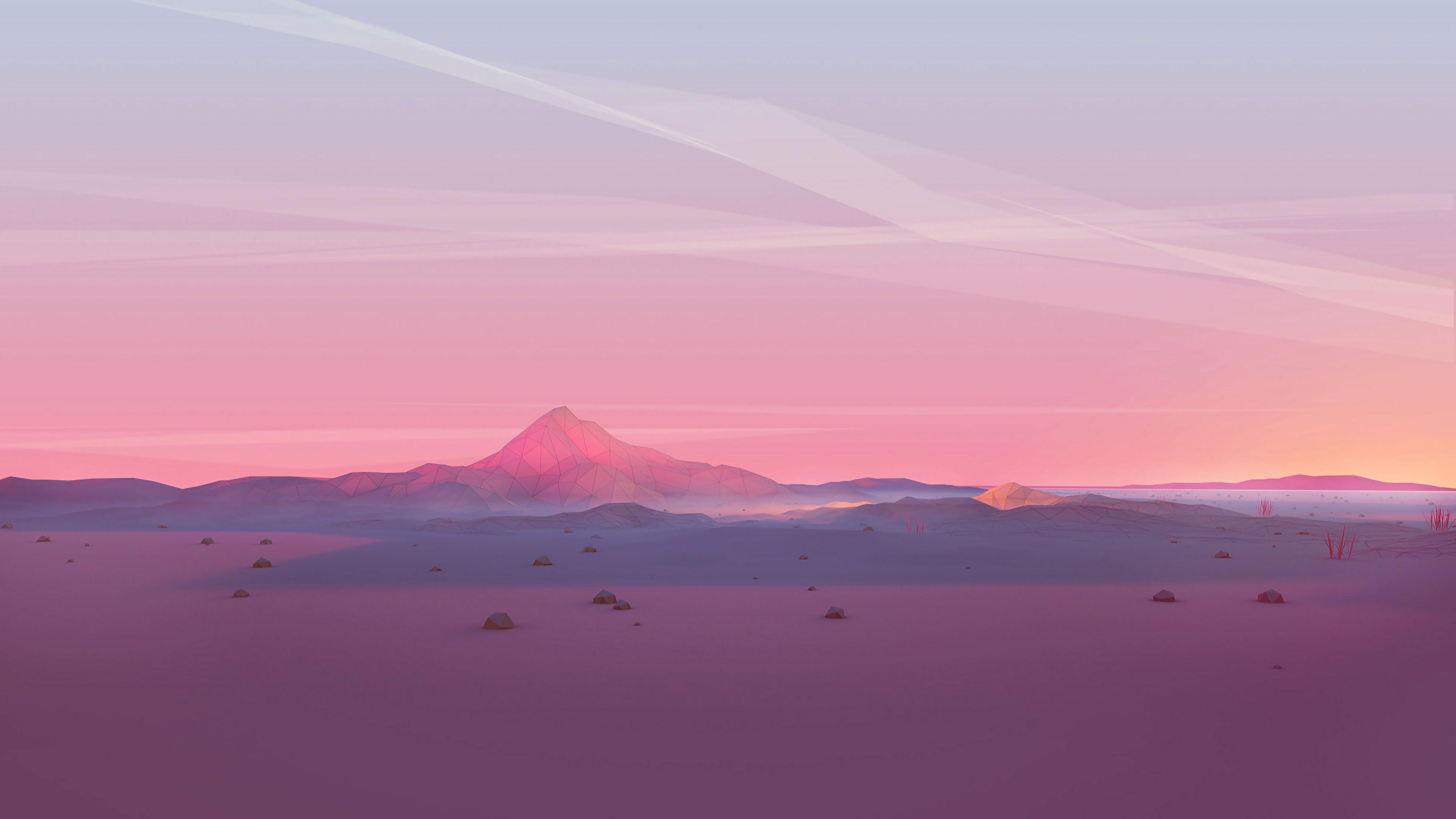 3840x2160 Mountains Grids Polygon 4k, HD Artist, 4k Wallpaper, Image, Background, Photo and Picture