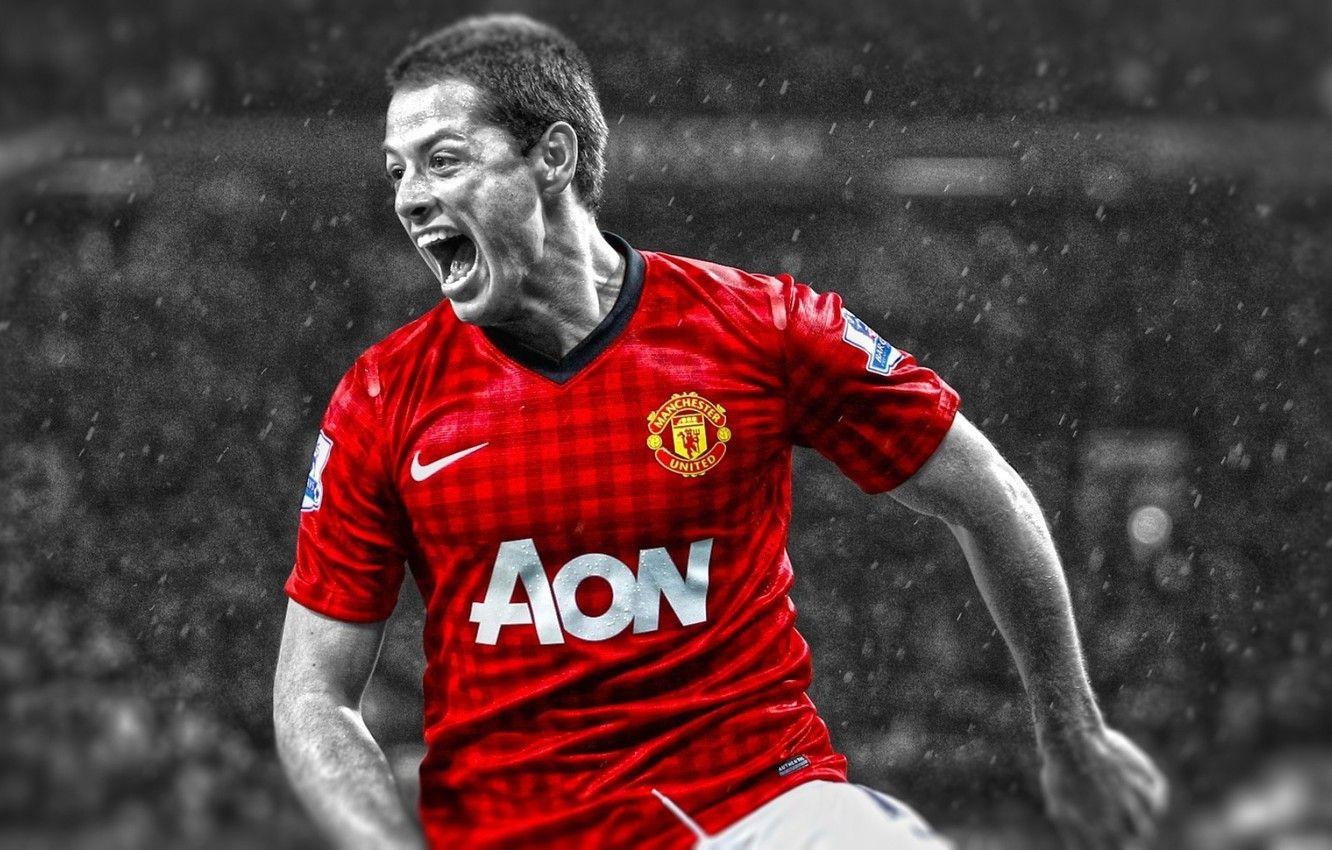 1332x850 Wallpaper joy, football, player, player, Football, Manchester United, Manchester United, Javier Hernandez, Chicharito, Javier Hernandez, Chicharito image for desktop, section спорт