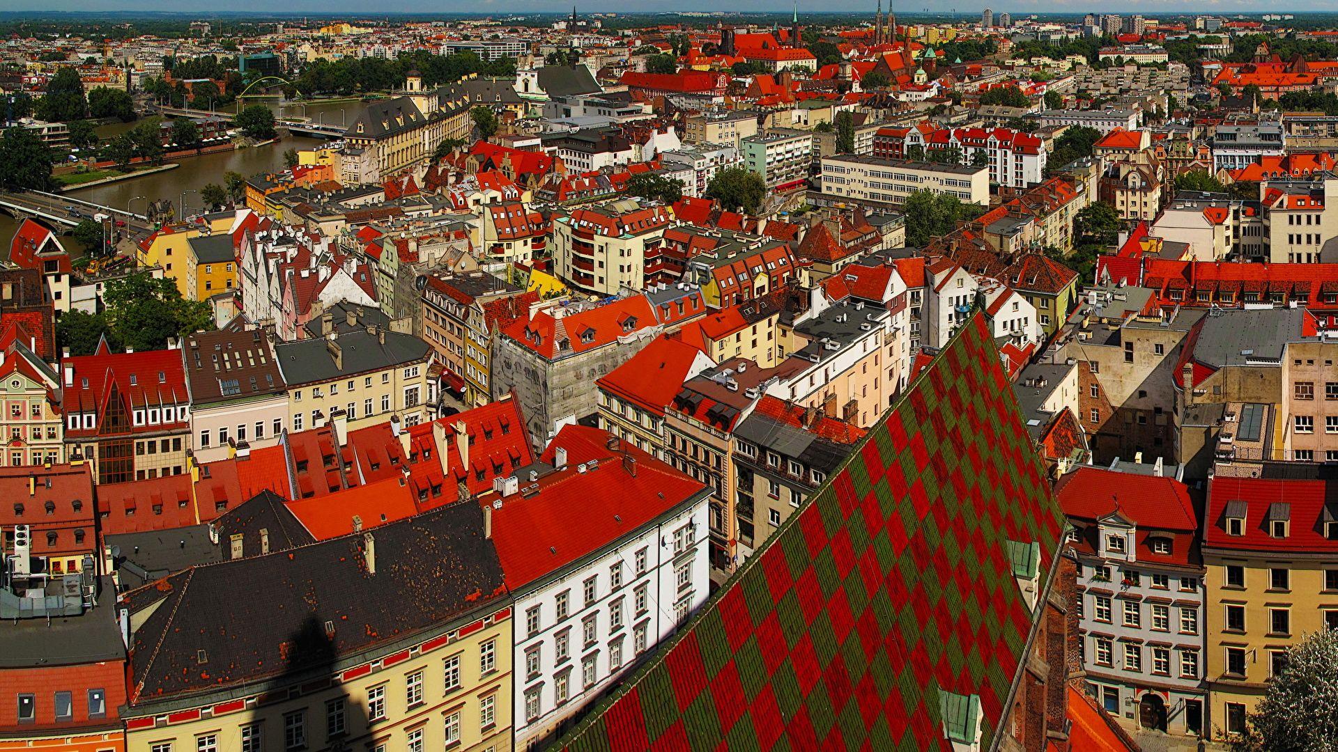 1920x1080 Picture Wroclaw Poland Houses Cities 1920x1080