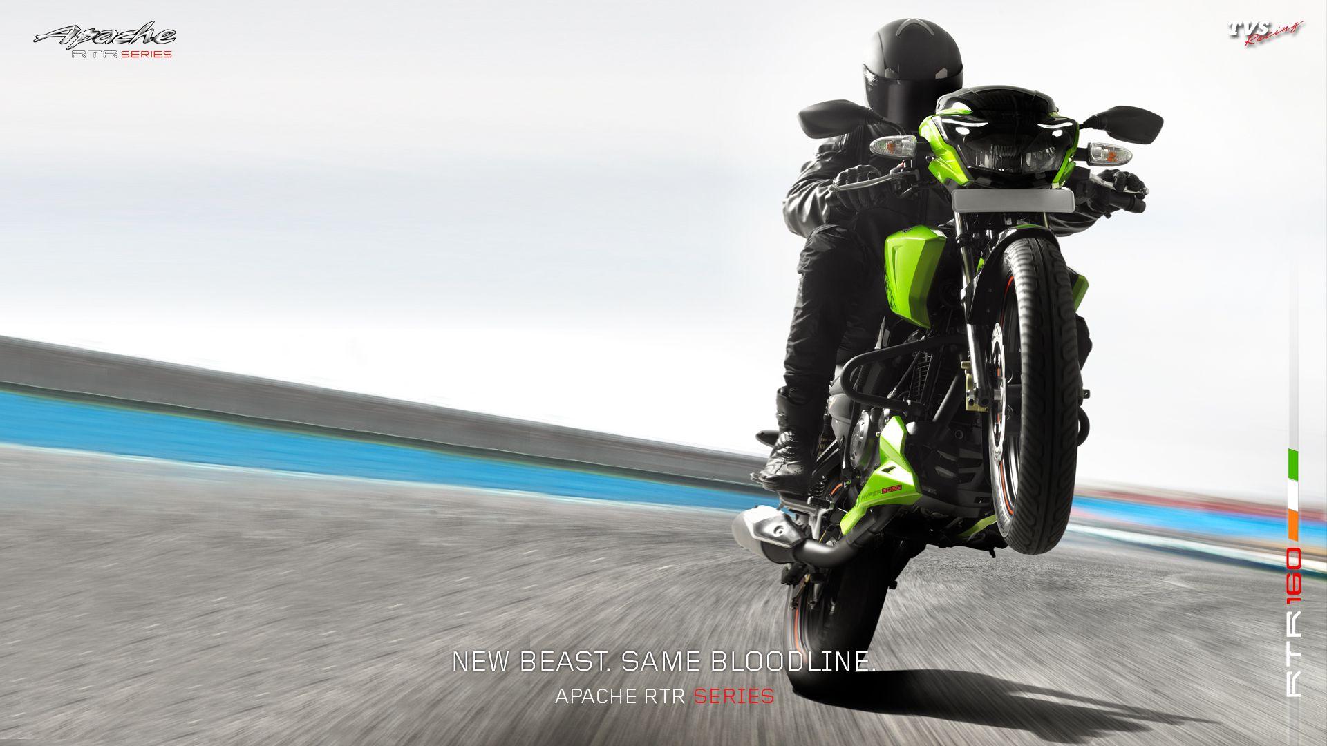 1920x1080 TVS Apache RTR 160 Tvs Apache Rtr 160 Widescreen Wallpaper