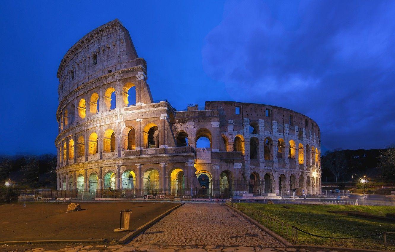 Colosseum  Coliseum Rome Italy Night Circumpolar Timelapse  Posters Art  Prints Wall Murals  250 000 motifs