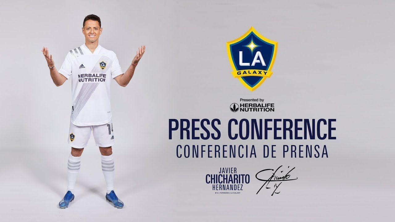 1280x720 Javier Chicharito Hernandez LA Galaxy Introductory Press Conference