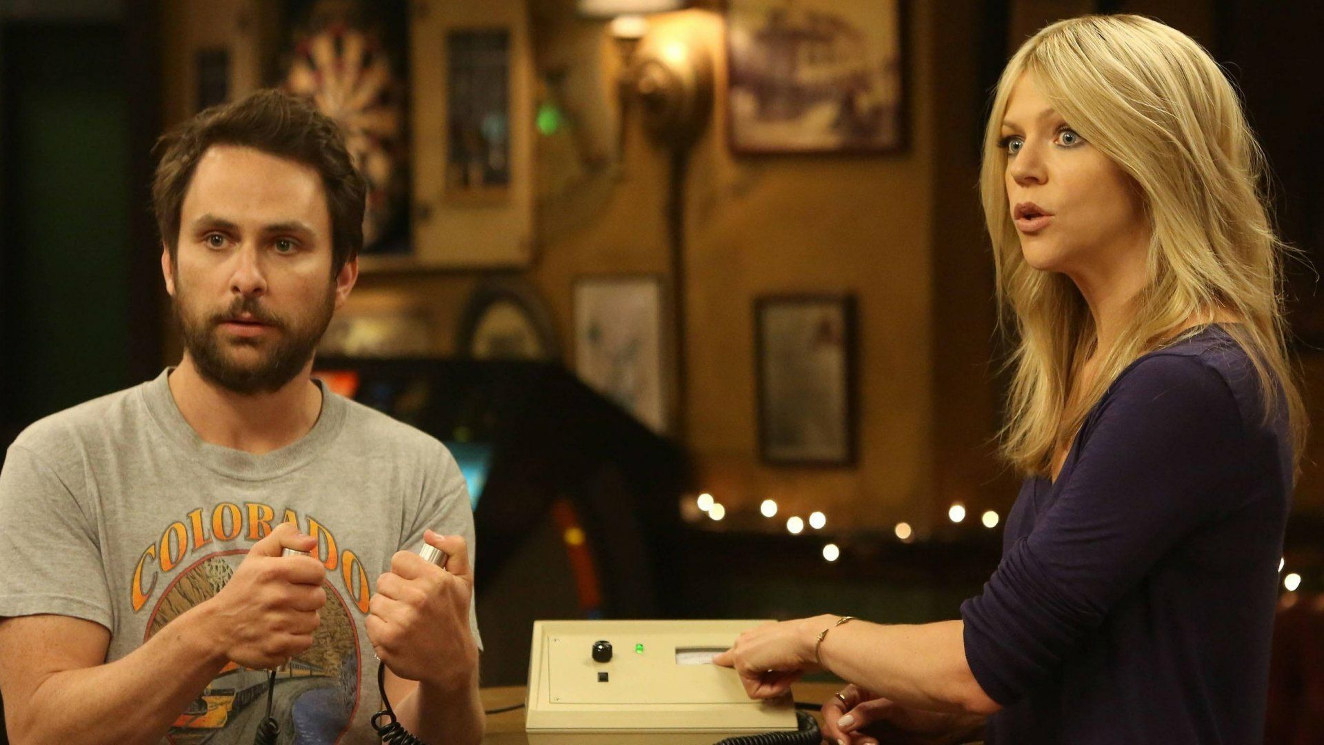 1920x1080 Download Dee Reynolds Kaitlin Olson Charlie Kelly Charlie Day TV Show It's Always Sunny In Philadelphia HD Wallpaperx1080