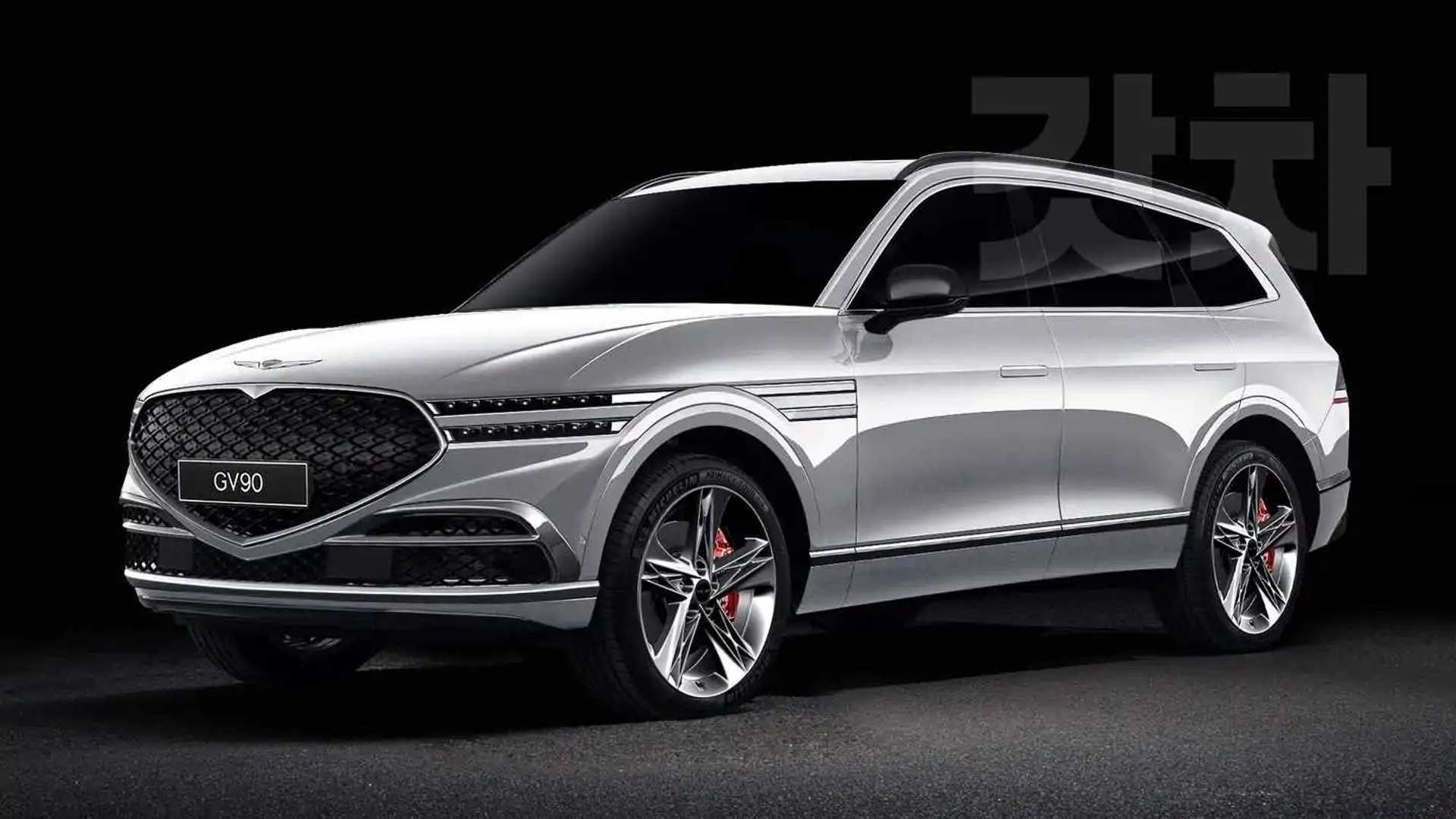 1920x1080 Genesis GV90 Speculatively Rendered Based On Teaser Image