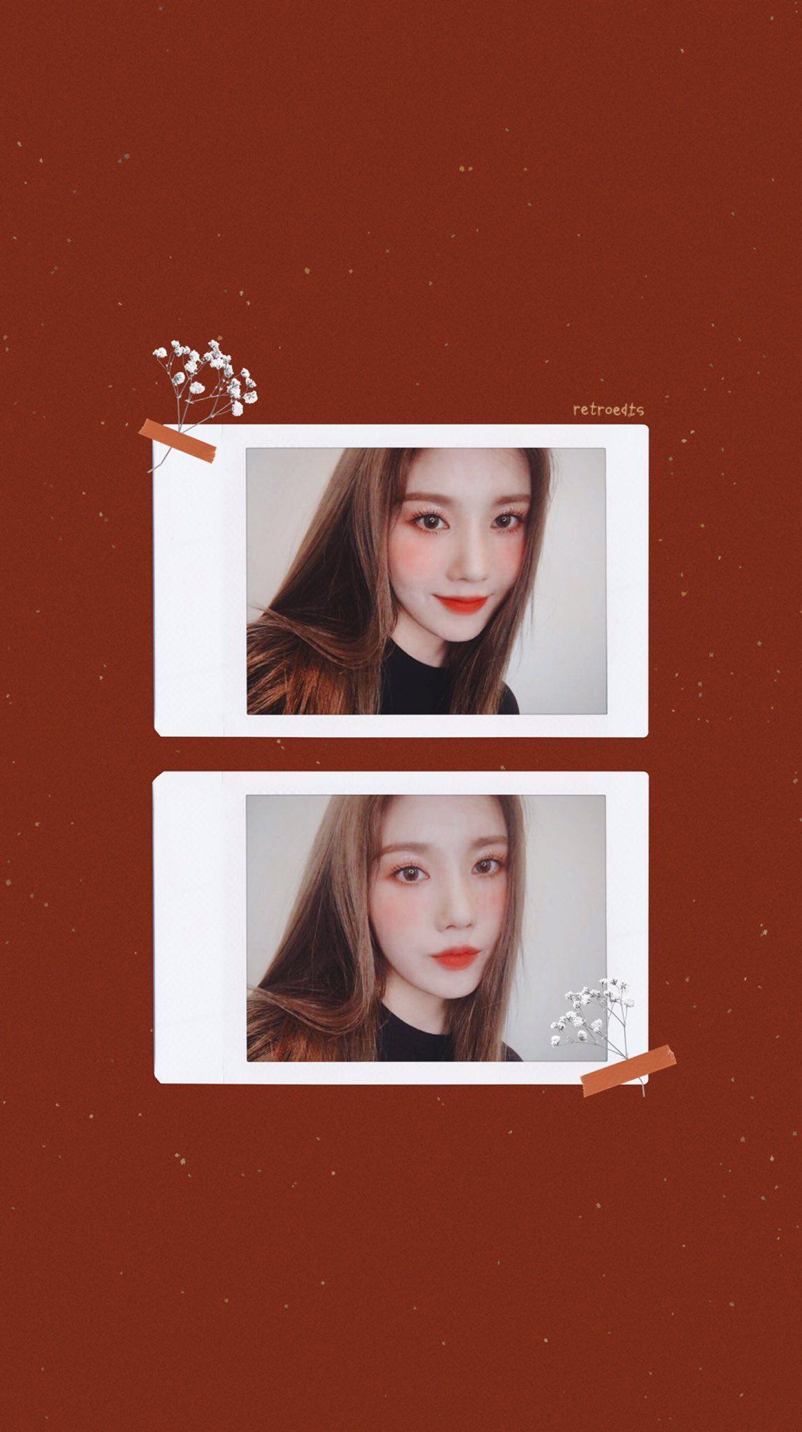 1148x2048 Kwon Eunbi. Kwon Eunbi. Instagram frame, Kpop wallpaper, Retro