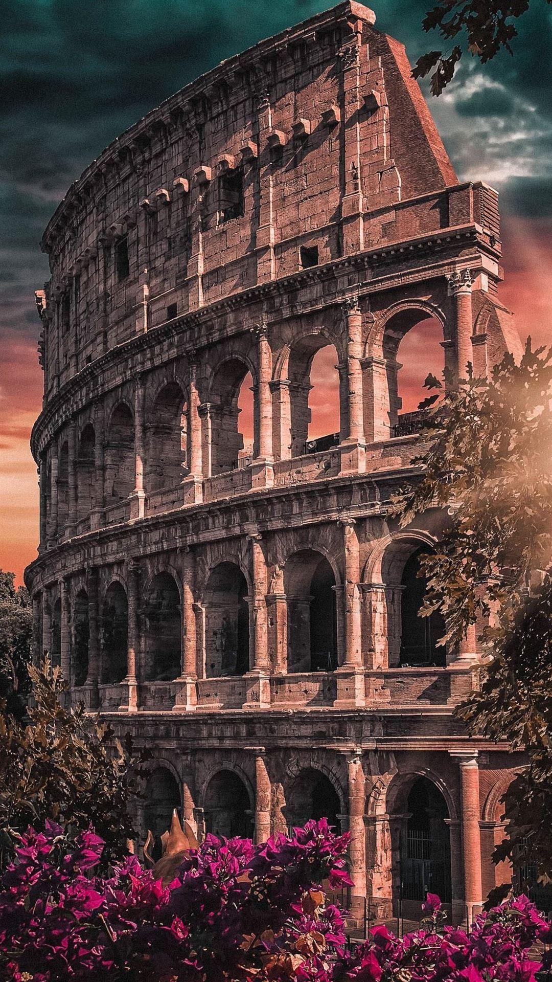 1080x1920 Best Colosseum of rome iPhone 8 Wallpaper HD [2020]