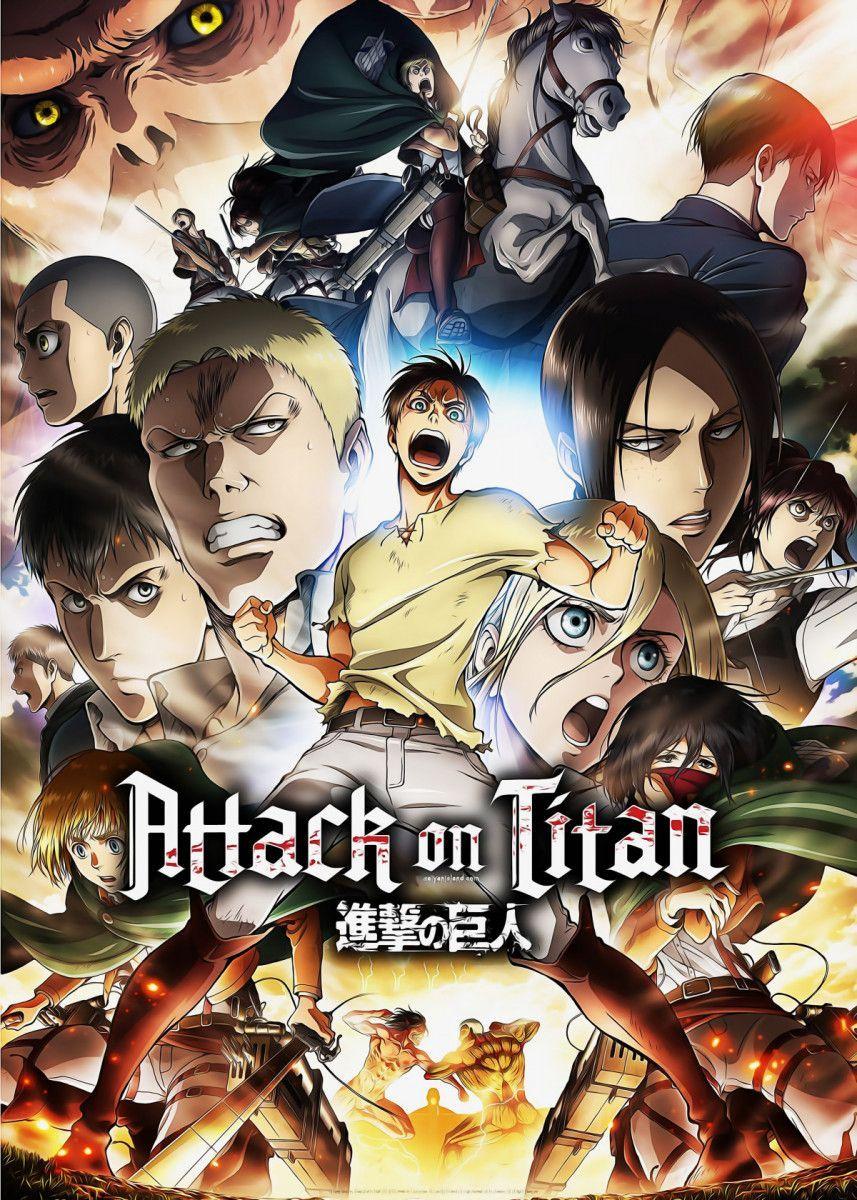 857x1200 Attack On Titan S2' Metal Poster Print studio. Displate. Attack on titan season, Attack on titan s Attack on titan season 2