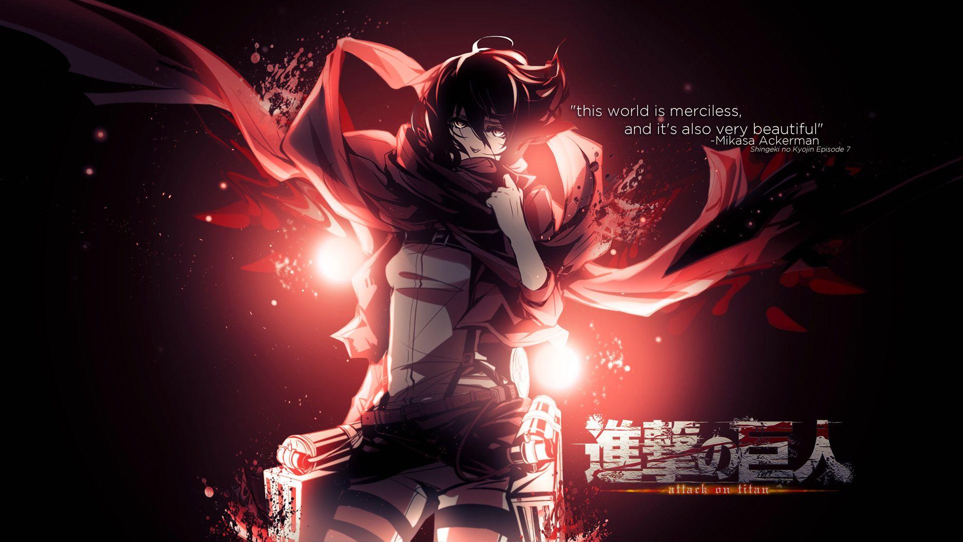 1920x1080 Attack on Titan Wallpaper with zoom .