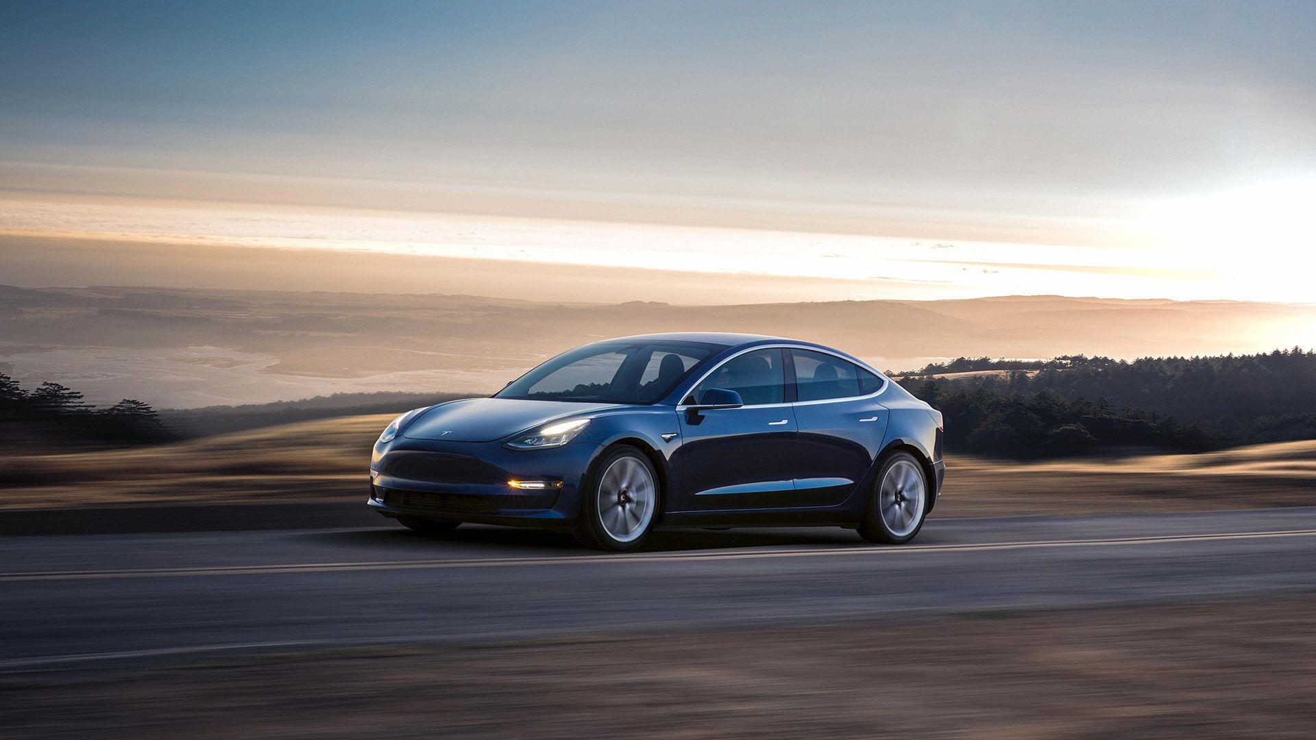 1920x1080 Tesla Model 3 Wallpaper