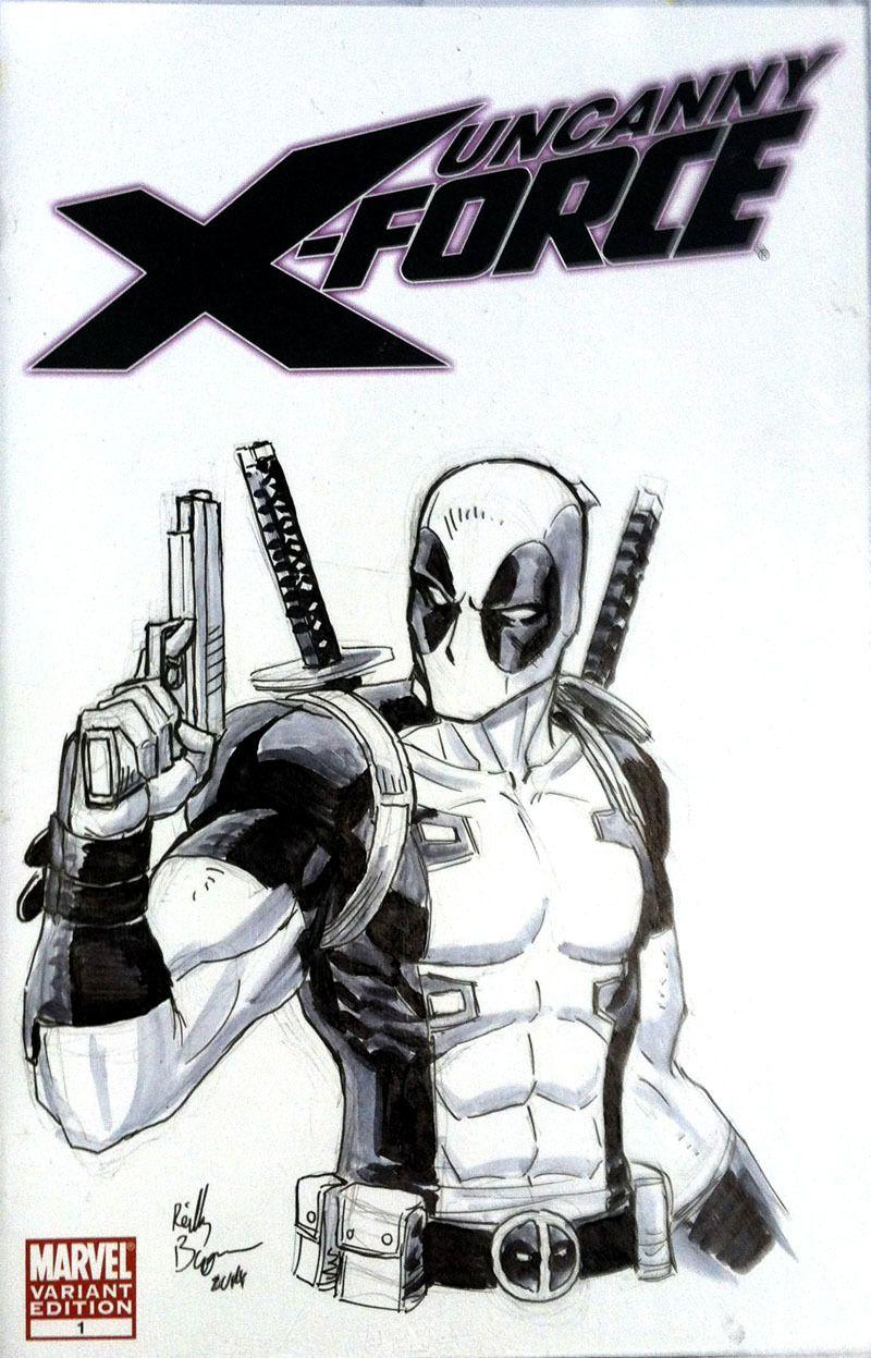 800x1247 Uncanny X Force (2014) No. 1 (Blank Cover Made Un Blank By Reilly