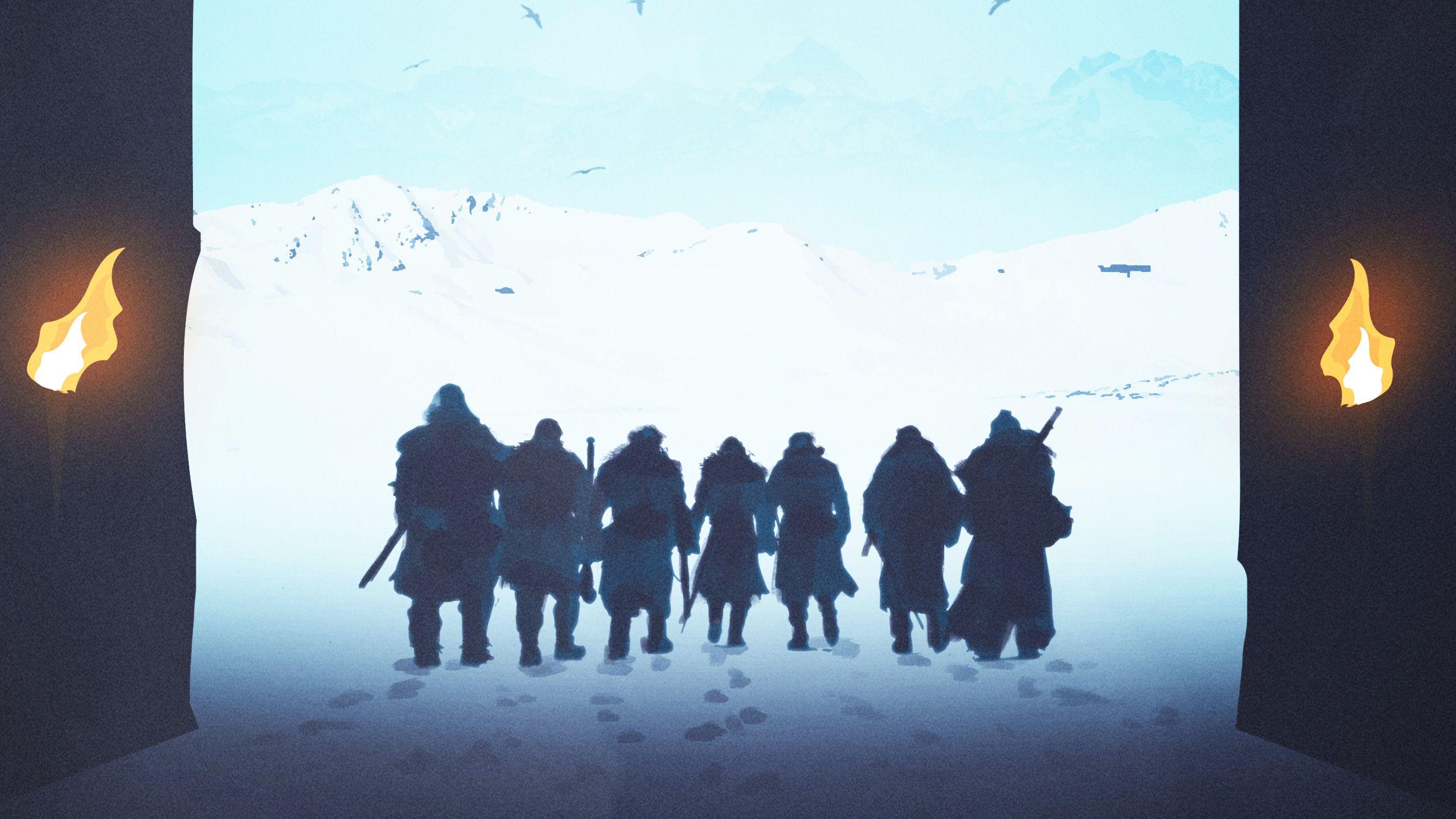 2700x1518 Game Of Thrones Night Watch The Wall, HD Tv Shows, 4k Wallpaper, Image, Background, Photo and Picture
