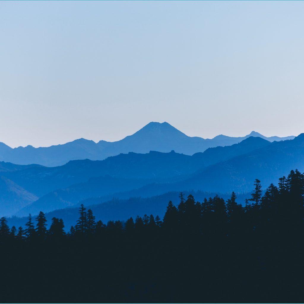 1024x1024 Blue Mountains 10k Wallpaper HD mountain wallpaper