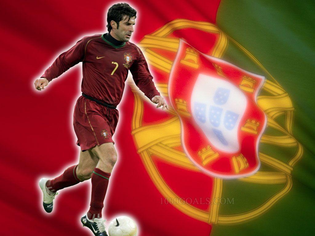 1024x768 Luis Figo Wallpaper