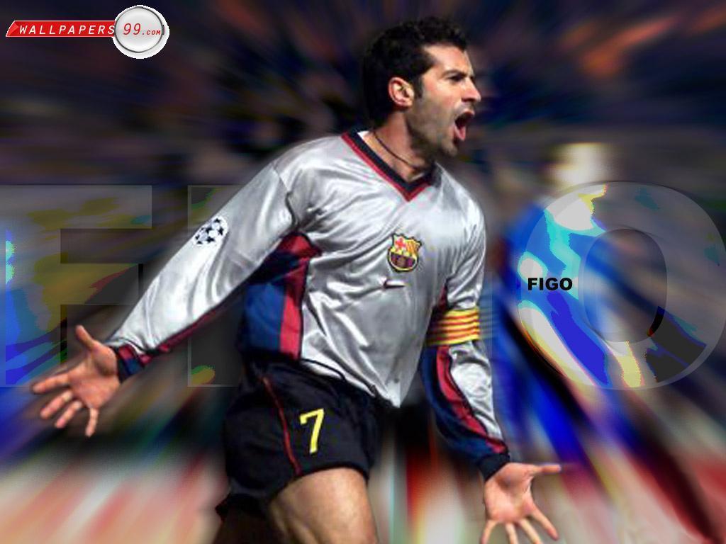 1024x768 Luis Figo Wallpaper
