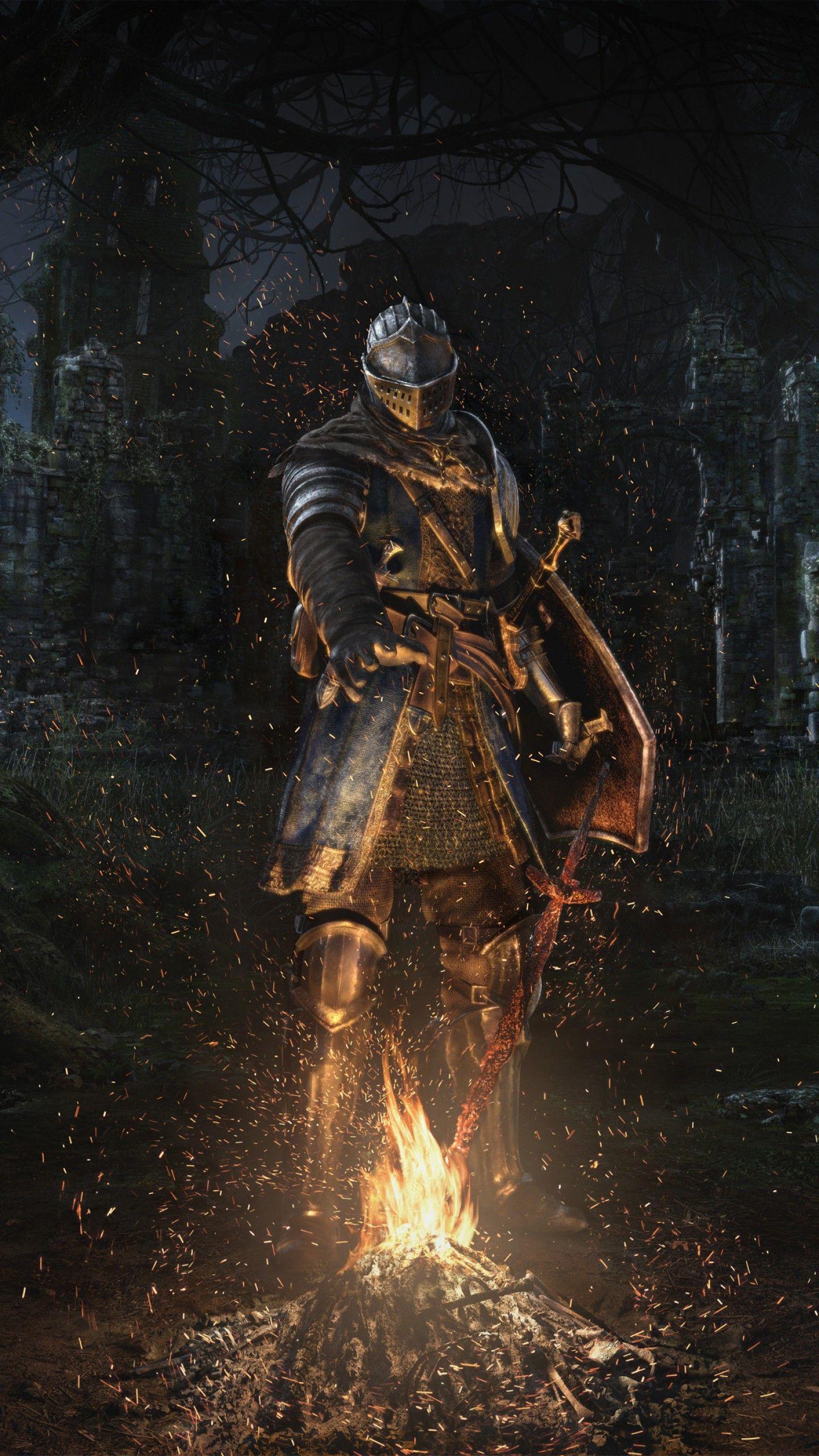 1440x2560 Wallpaper Dark Souls Remastered, screenshot, 4K, Games