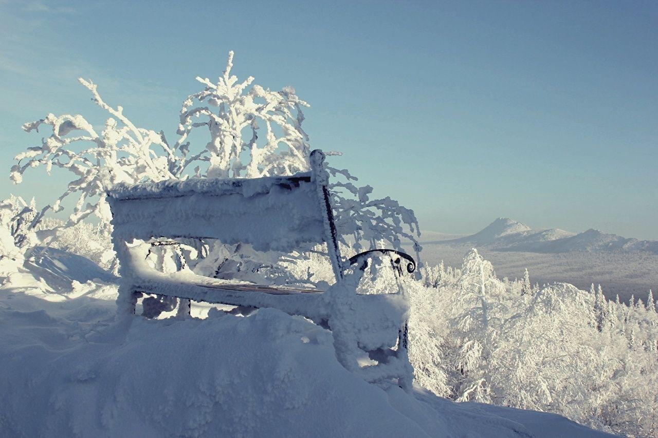 1280x853 Wallpaper Russia Nature Winter Snow Bench Seasons. Winter nature, Winter picture, Winter wallpaper