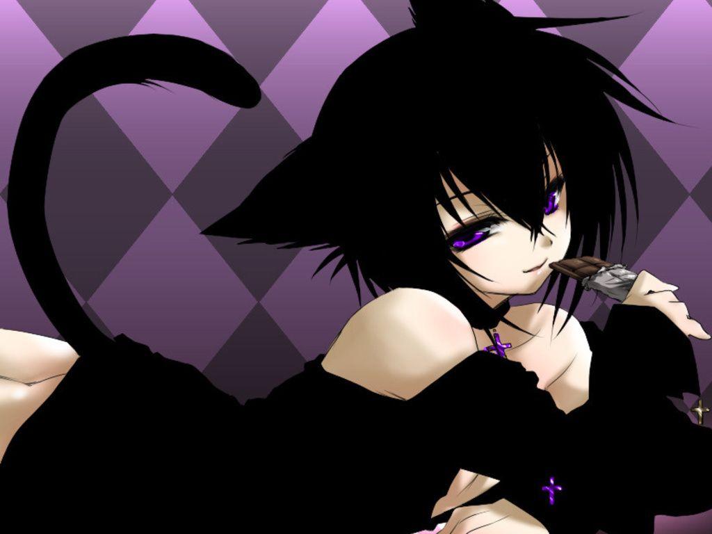 1024x768 Neko Wallpaper