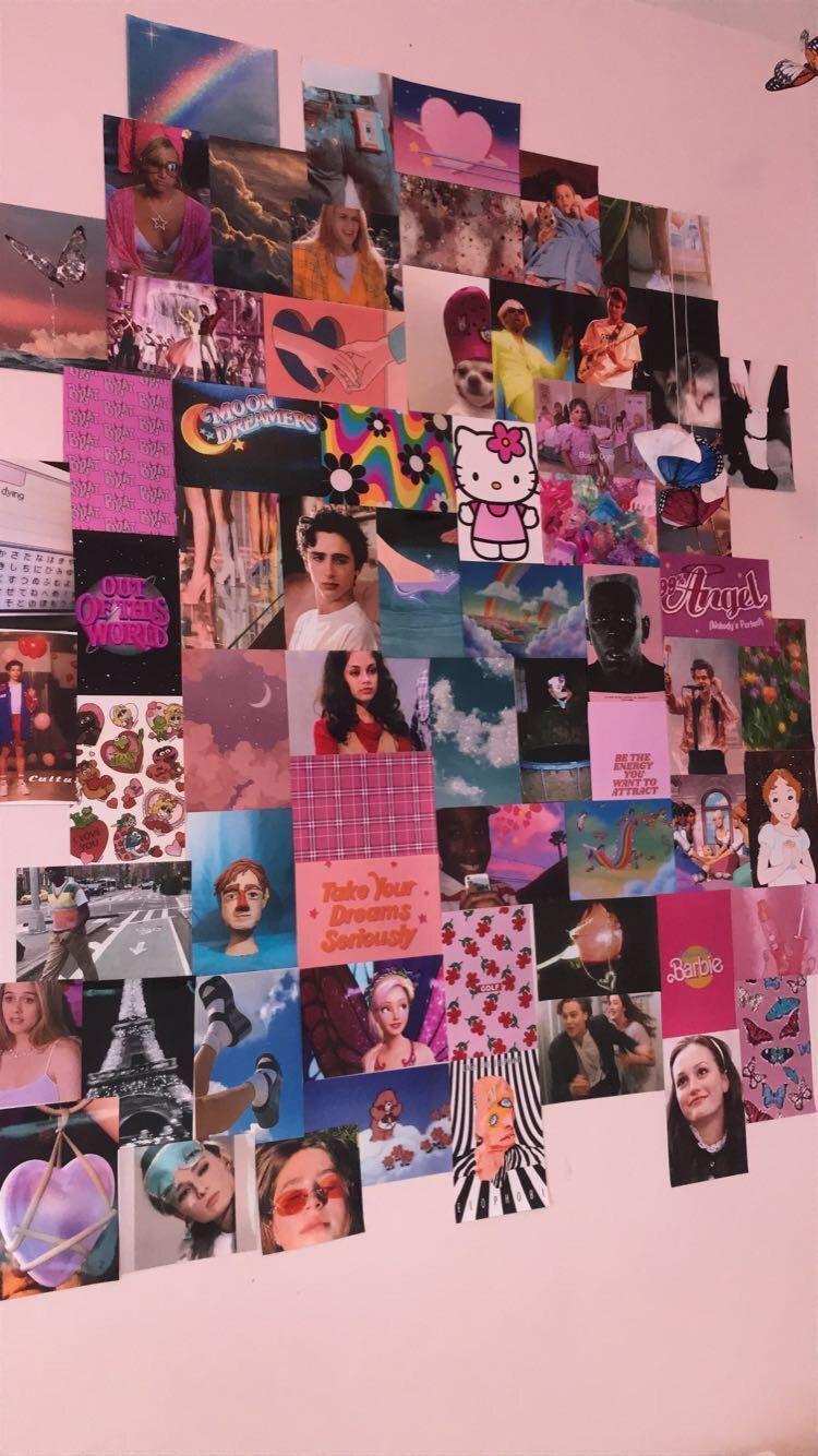 750x1334 Grunge Aesthetic Wall Collage Wallpaper & Background Download