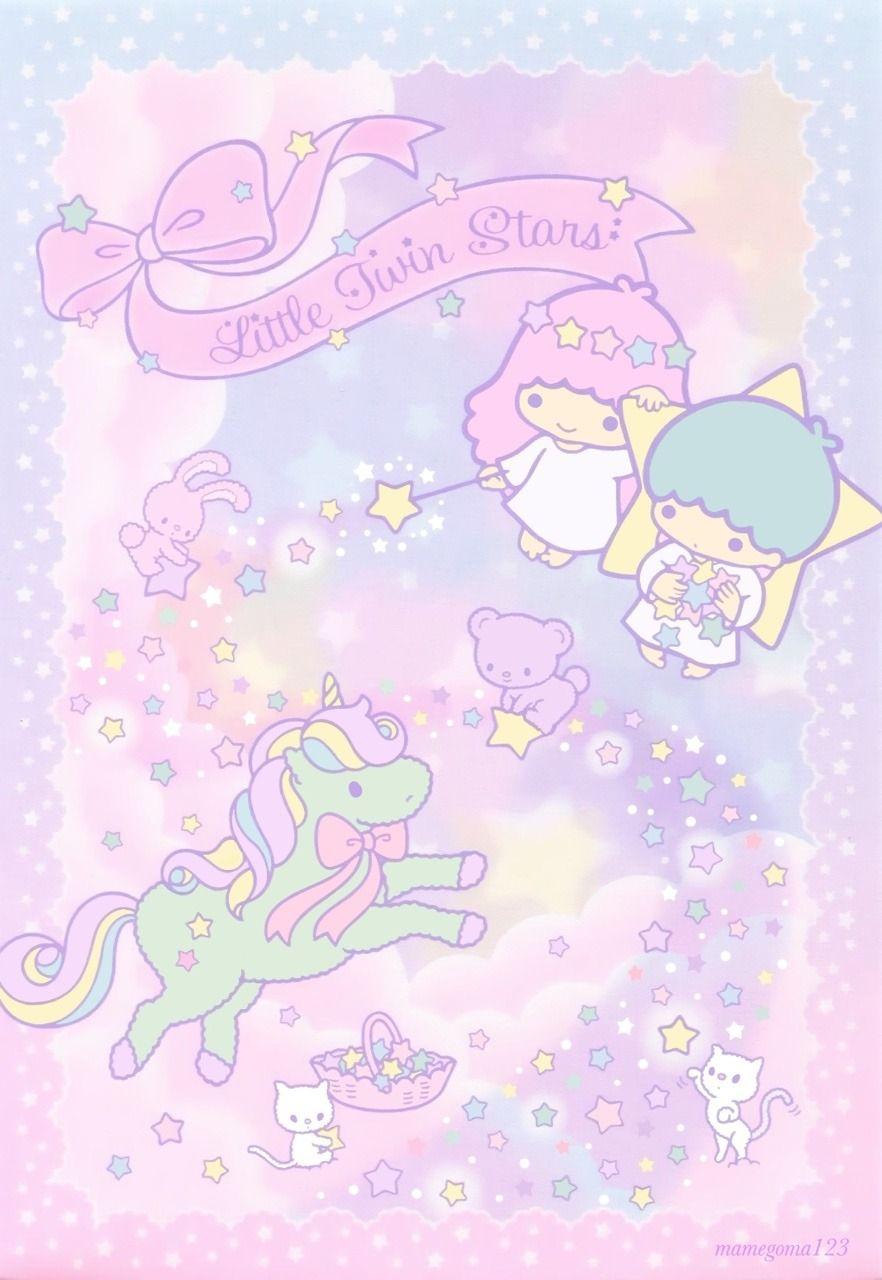 882x1280 Purple Little Twin Stars Wallpaper