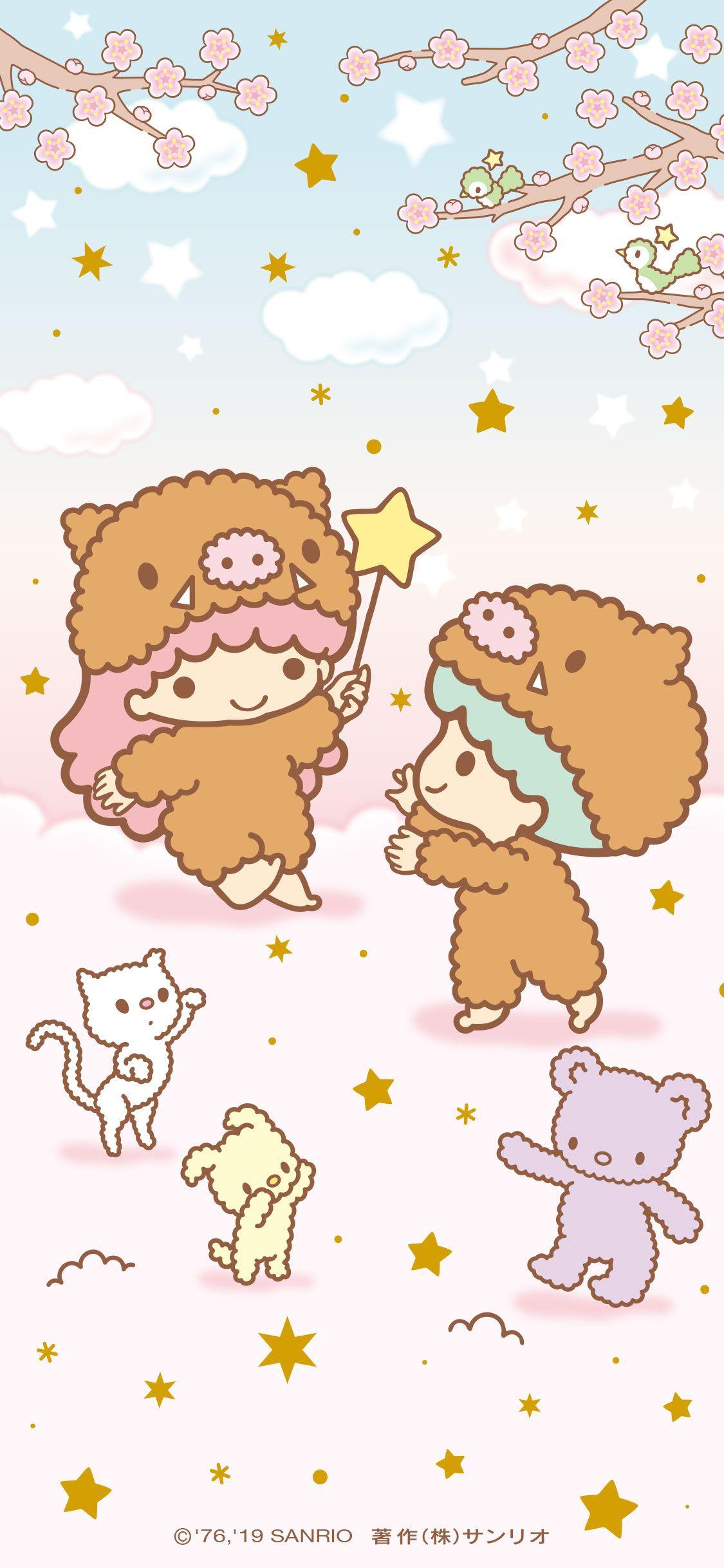 1125x2436 Little Twin Stars Wallpaper iPhone 5