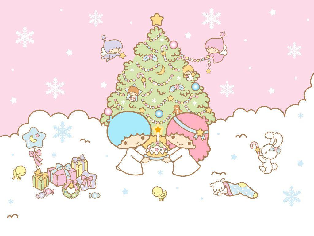 1024x768 Little Twin Stars Wallpaper